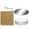 2026 New Rotating Display Stand 360-Degree Motorized Spinner Turntable with USB Power Cable for Photography Products and Shows. 