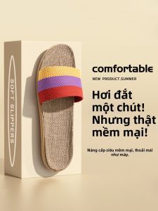 RUNROU | Anti-slip Breathable Linen Slippers