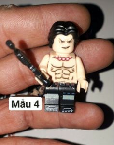 Lắp ráp 1 mô hình minifigure nhân vật One_Piece Hải tặc bằng nhựa