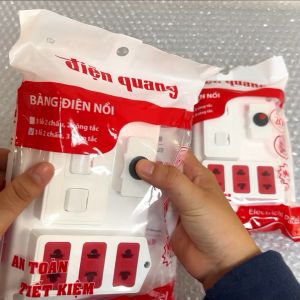 Bảng điện nổi Điện Quang ĐQ FEP 32W 03S (màu trắng 3 lỗ 2 chấu 3 công tắc) Thiết Kế Thẩm Mỹ Sang Trọng Vật Liệu Nhựa Abs Nguyên Chất - Lazada