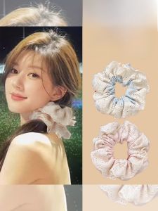 Double Layer Lace Hair Ties Women High Aesthetic Value French Style Hair Bands Hair Accessories Hair Bands for Girls