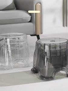 Stackable Thickening Minimalist Acrylic Plastic Stool