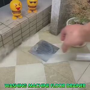 Set Floor Drain Stainless Mesin Cuci Sambungan Selang Pembuangan Mesin Cuci Floor Drain Mesin Cuci + Konektor Sambungan Selang Pembuangan Mesin Cuci
