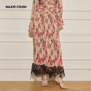 Vintage French Floral Lace Design Fashion Dress