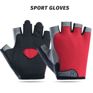 Outdoor half-finger fitness gloves for men and women breathable thin anti-slip and wear-resistant driving sports cycling glov