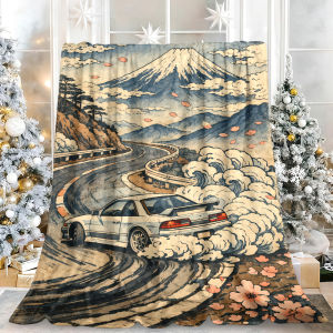 Beast Kingdom | Sage Wildflowers Print Machine Washable All-Season Durable Bed Throw Great for Holiday Season Indoor Outdoor Decoration