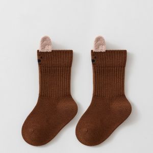 ถุงเท้าเด็กน่ารักสำหรับเด็กผู้หญิงเด็กผู้ชายผ้าฝ้ายนุ่มเด็กวัยหัดเดินเด็กผู้หญิงถุงเท้าการ์ตูนเด็กถุงเท้าสั้นฤดูใบไม้ร่วงฤดูหนาว 0-8 ปีใหม่