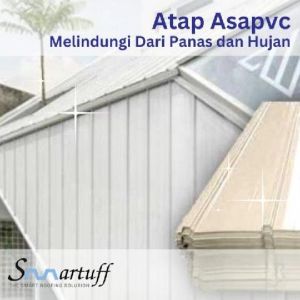Smartuff Lembaran Atap Asapvc 3 Lapisan 1.13Mx2.9Mx0.2M Putih