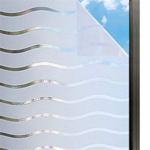 Anti-light leakage opaque frosted glass sticker bedroom bathroom balcony window privacy electrostatic adsorption film
