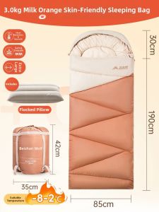BSWOLF | Portable All-Season Outdoor Camping Sleeping Bag Thicker