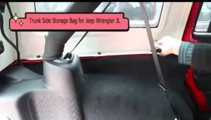 Túi Đựng Đồ Bên Hông Cốp Xe Jeep Wrangler JK JL 4 Cửa 2007-2024 Giá Đỡ Kính Râm Khay Để Đồ Dưới Ghế Phụ Kiện