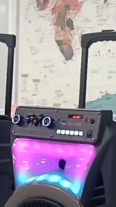 X-DEAL 12-inch square dance Bluetooth speaker for home use wireless karaoke audio system outdoor portable handleable speaker subwoofer