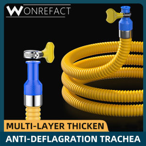 Kitchen high Pressure Gas Pipe Detachable Natural Gas Pipe Stainless Steel Gas Hose Household Explosion-Proof Gas Hose