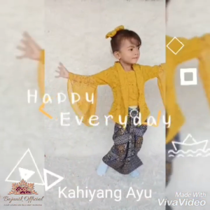 Kebaya Kahiyang Ayu | Kutu Baru Modern Brokat Anak Perempuan | Baju Adat Brukat Kondangan Murah