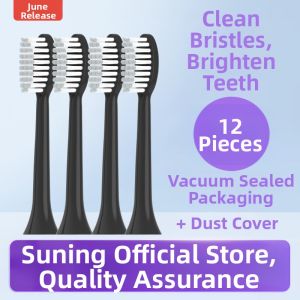 Initial June Compatible FAT Electric Toothbrush Heads T8/T8Plus/Y8 Universal Replacement Toothbrush Heads Deep Cleaning