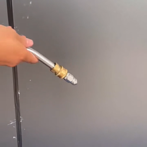 Béc Đuôi Chuột Phun 6 Tia Áp Suất Cao Làm Sạch Cống Rãnh Nhà Cửa Xe Cộ Ngàm 1/4" Gắn Nhanh Hợp Kim Không Gỉ