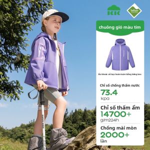 Kocotree | Áo Khoác Softshell Trẻ Em 3-trong-1 Chống Thấm và Thoáng Khí