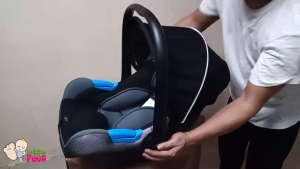 MOONBABY CS207 Carrier Carseat for Newborn to 2years old with 3-Point safety Harness