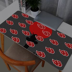 Bandai | Mouse Pads NARUTO Akatsuki Large Mouse Pad Pc Speed for E-sports Players 800x300 Laptop Computer Keyboard Desk Mat Xxl Mousepad