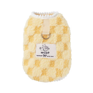 SHENJINGMAO | Warm Plaid Cat Vest