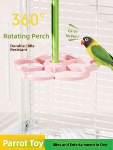 VOA | Bird Cage Ornament with Chew Toy and Decor
