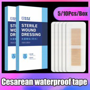 5/10pcs Medical Sterile PU Film Wound Dressing Bath Swim Large Size Band Aid Surgical Postoperative Wound Care