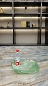 Thickened Drawstring Trash Bag 15 Pieces Per Roll with Strings Garbage Bag with Handle Biodegradable Rubbish Bag