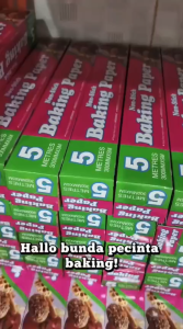 aiGooTan Medan - BAKING PAPER 5 METER - Kertas Panggang Anti Lengket Kertas Baking Kertas Roti Murah