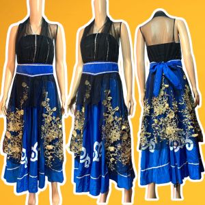 Hanfu female cosplay costume dress lace Embroidery fairy traditional costume for dance play