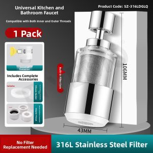 YEMO | Filter-Free Faucet Water Filter Anti-Splash Kitchen Use