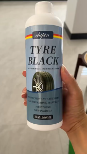 Tire Foam Cleaner Spray 500ml Tire Black For Car Long-Lasting Black Gloss Tire Retreading Agent Car Tire Shine For Car Motorcycle