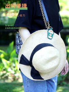 ที่หนีบหมวกแม่เหล็กแบบพกพาสะดวกสำหรับเดินทางที่ห้อยที่หนีบหมวกพวงกุญแจหมวกเบสบอลหมวกชายหาดตะขอแขวนอเนกประสงค์แข็งแรง