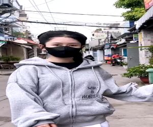 Áo Khoác Zip Hoodie WHAT IS NOMAL Chất Thun Nỉ Len Dài Tay Phồng Kiểu Form Boxy Top Jacket Màu Xám Menswear Chống Nắng