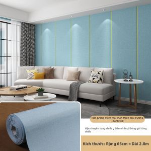 Vải Dán Tường Giảm Âm Từ Flax Tự Dính