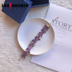 Exquisite Embroidered Lace Strap Invisible Bra Strap Dress Vest Plant Floral Pattern Nylon Fabric Elastic Band Lingerie Strap