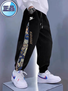 Trendy Fleece Lined Sports Pants for Boys Spring Autumn Winter New Arrival Street Style Childrens Clothing Kids Fashion