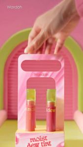 Wardah Moist Dew Tint Liptint Ombre Dengan Oatmilk dan Pentavitin Bibir Lembab Glossy Makeup Viral