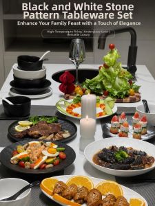 mornenjoy | Luxury Underglaze Tableware Set