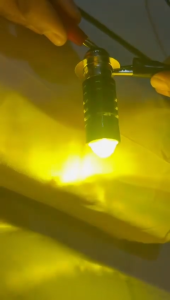 Lampu Utama Motor LED LASER D2 P15D AC DC 12V 2 Warna H6 Motor Bebek Matic