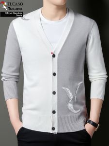 TUCANO | Chinese Style Versatile Warm Mens Knit Cardigan