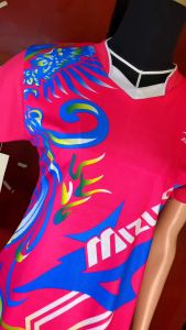 Kaos Olahraga Wanita: Jersey Volly Printing Wanita Free Custom Nama