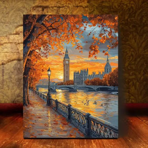 Serene London Big Ben Landmark Art Jigsaw Puzzle 500/1000/1200/2000PCS Relaxing Hobby Art Collectible Gift