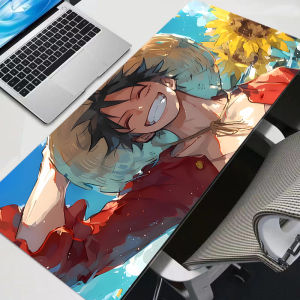 Bandai | Mouse Pad Gaming Accessories One Piece Luffy Computer Keyboard Gamer Designed Specifically For e-sports Games Mousepad