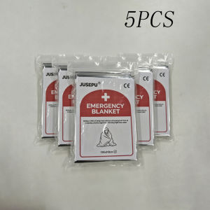 Emergency Thermal Blanket 1/2/5PcsSilver Mylar Survival Foil BlanketWaterproof Windproof Heat Reflective for Outdoor Camping.
