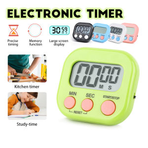 [✅SG Ready Stock]LCD Digital Kitchen Timer Cooking Baking Oven Timer Loud Alarm Clock Magnetic Countdown With Back Stand Mini Portable Electronic Digital Stopwatch Timer Reminder