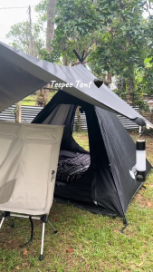 KEEPHIKE tent canopy set outdoor camping one room and one living room large space overnight camping