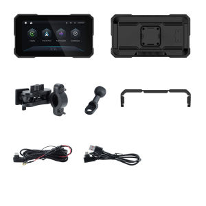 EKIY 6 Inch Motorcycle Carplay GPS WiFi MOTO Navigation Wireless CarPlay Wireless Android Auto Motor Rotating Screen