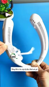 (MIỄN SHIP TOÀN QUỐC) Quạt Đeo Cổ Mini Tích Điện Siêu Hot Quạt Đeo Cổ Không Cánh Sạc USB Không Cánh Thông Minh Quạt Gió Siêu Mạnh Dành Cho Mùa Hè Thể Thao Ngoài Trời Gia Đình Văn Phòng Du Lịch HOT TREND 2022