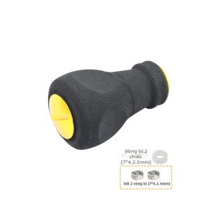 EKFan 1PC EVA Siêu Nhẹ 8G Quay Baitcasting Máy Câu Tay Cầm Núm Có 7*4*2.5 Mm Mang Cho A/S/D DIY Dụ Máy Phần