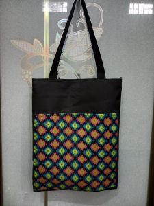 Tote Bag Wanita Combi Micro Totebag Pakai Resleting Tas Kuliah Simple Cantik